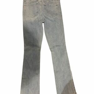 PAIGE Manhattan Bootcut Jeans Light Wash Stretch Premium Denim